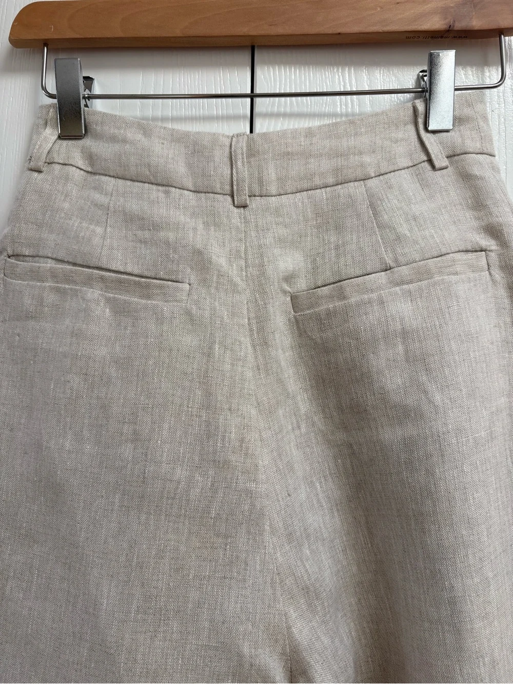 Reformation Vesta Pleated Wide Leg Linen Pants NWOT